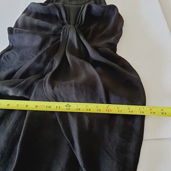 MINKPINK Knotted Front Black Mini Dress - Picture 10 of 12